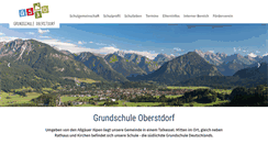 Desktop Screenshot of grundschule-oberstdorf.de